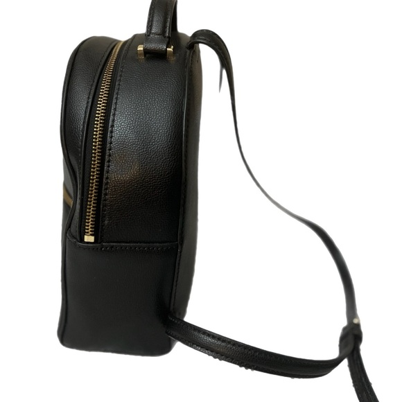 Kate Spade Black Backpack with Gold Accents NWOT - Picture 4 of 9